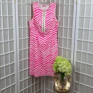 EUC LILY PULITZER Penelope Cutout Back Shift Dress
